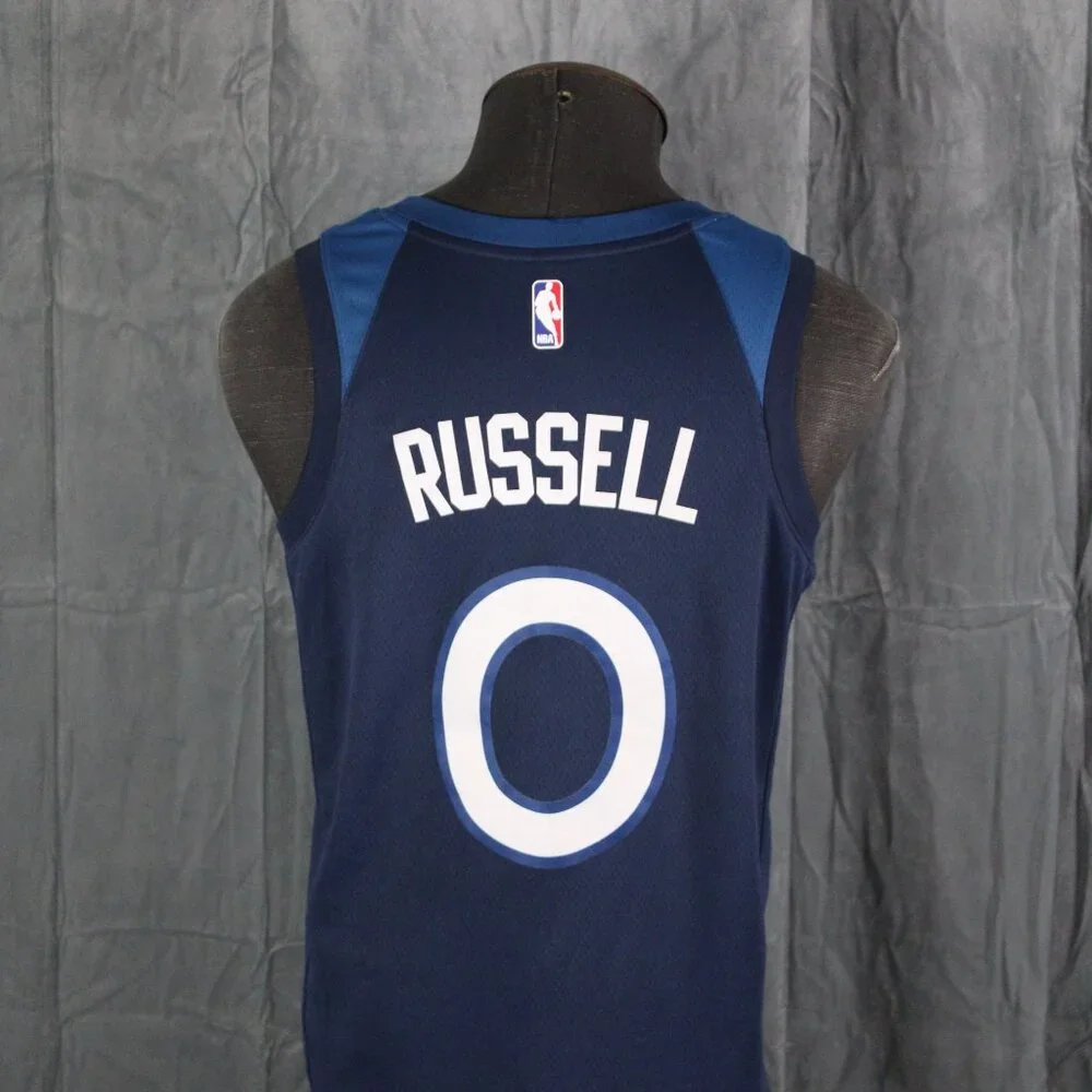 Minnesota Timberwolves Jersey - D'Angelo Russell #0 - Men's Medium - Picture 5 of 10